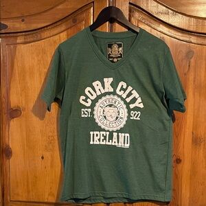 NWOT  CORK CITY IRELAND TSHIRT SZ LRG  IRISH CONNEXXION  BEAUTY!!